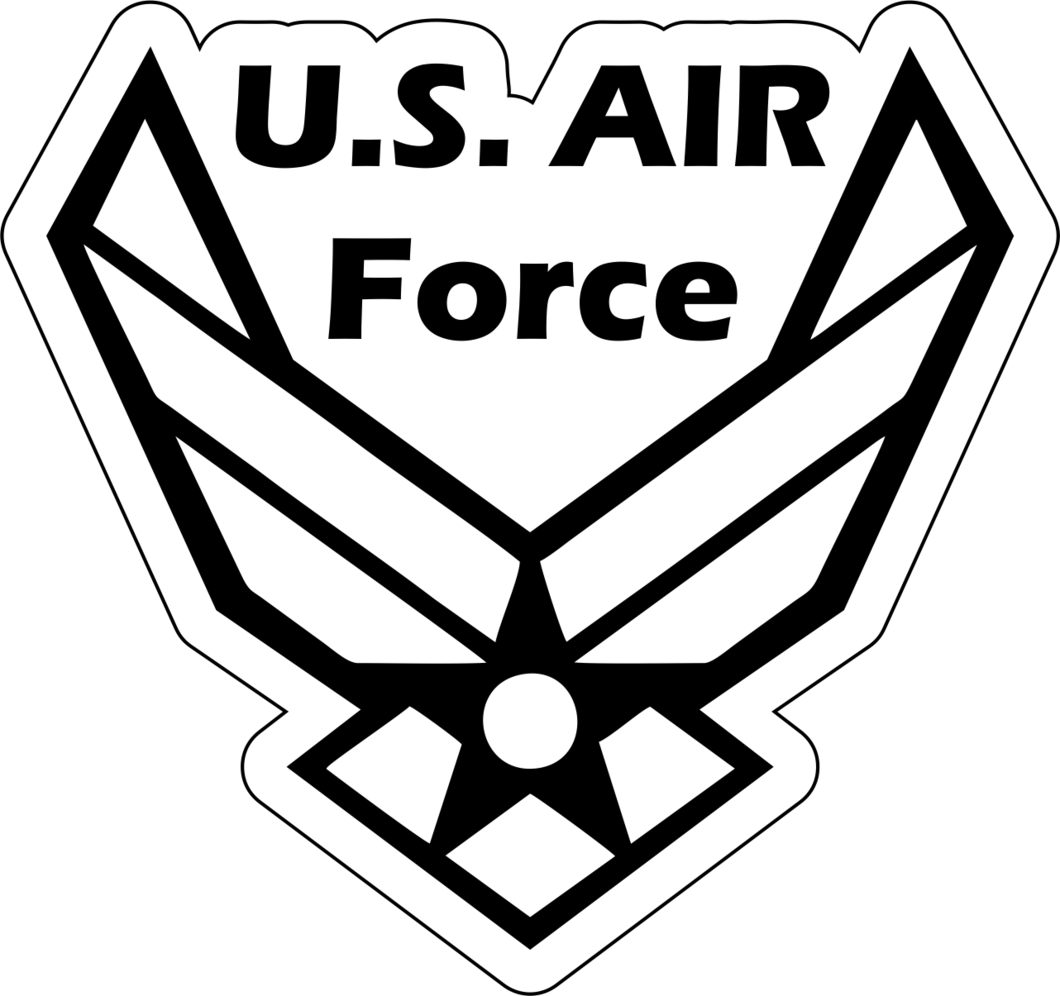 Usaf Logo Png - Air Force Emblem Clipart (1060x996), Png Download