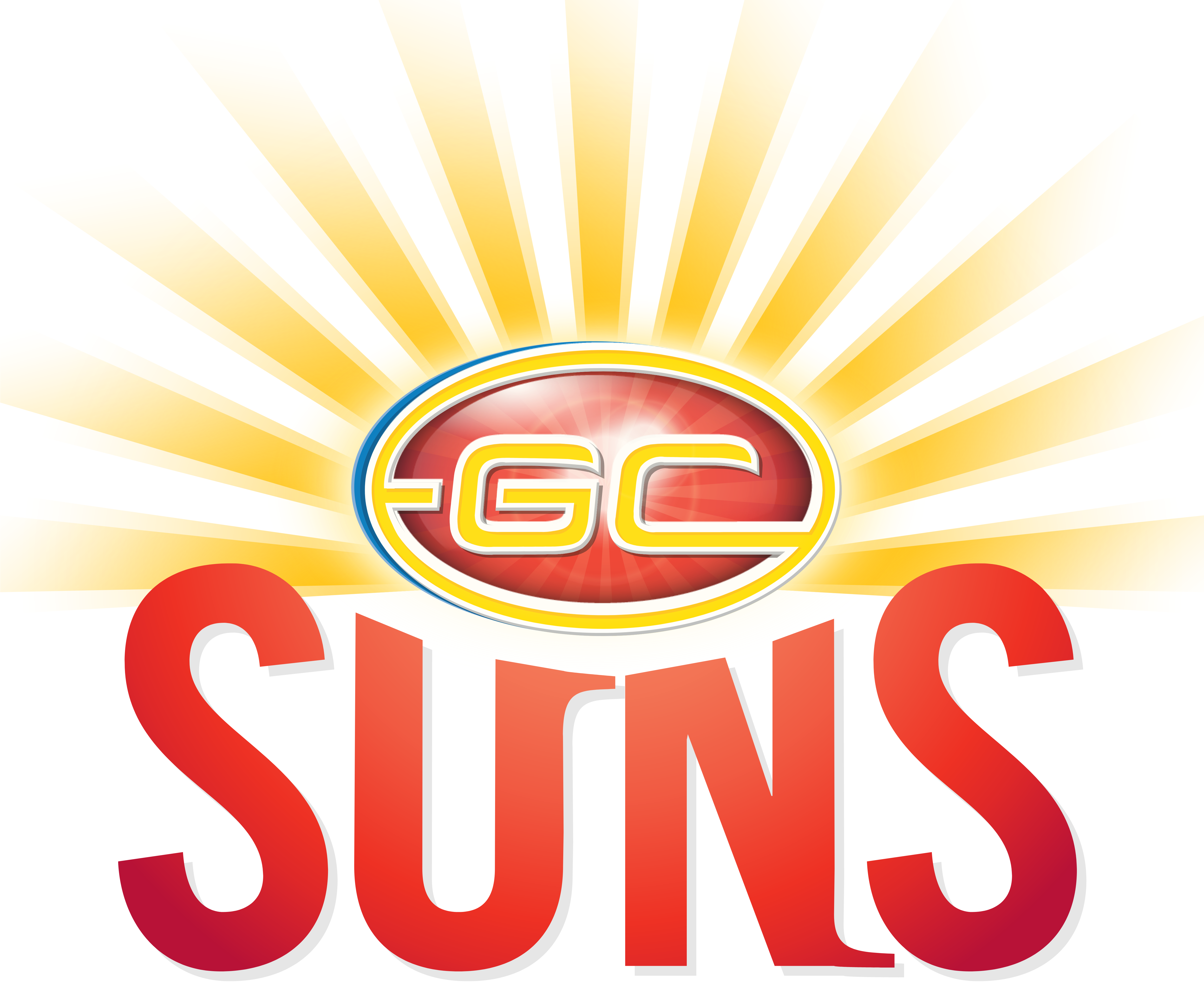 Gold Coast Suns - Gold Coast Football Club Logo Clipart (5000x4076), Png Download