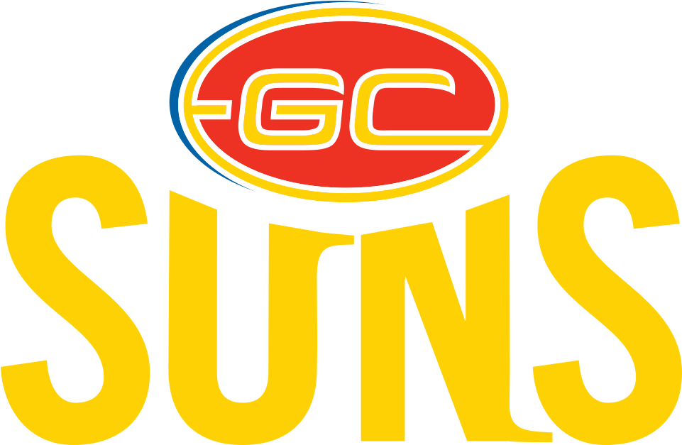 Gold Coast Suns Logo Png - Gold Coast Football Club Logo Clipart (1000x1000), Png Download