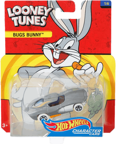 Hot Wheels Character Diecast Car - Hot Wheels Looney Tunes Cars Clipart (600x600), Png Download