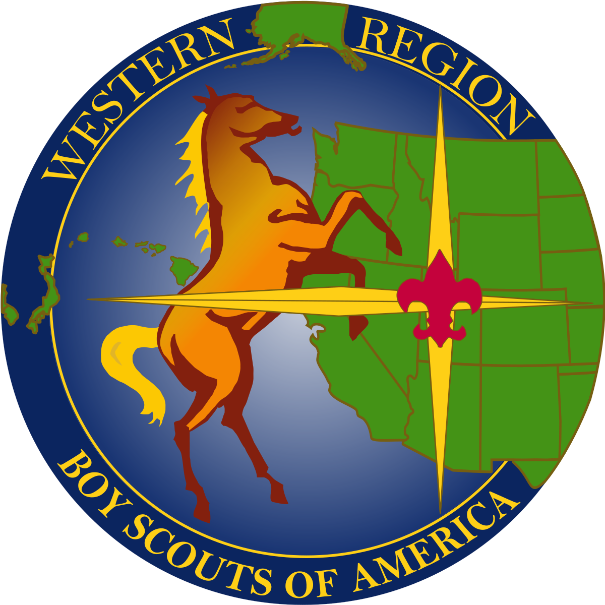 Bsa Western Region Clipart (1200x1200), Png Download