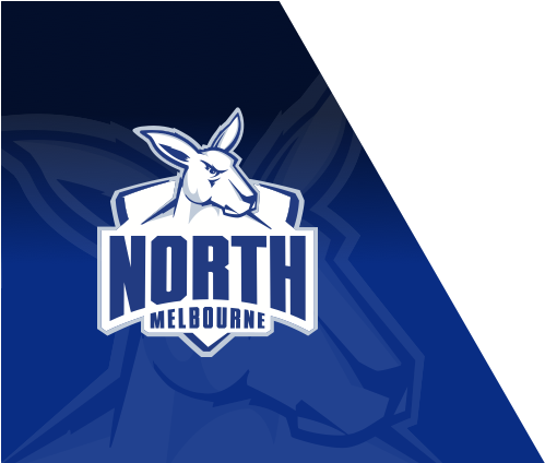 North Melbourne Kangaroos Logo Gold Coast Suns Logo - Afl North Melbourne Logo Clipart (752x423), Png Download