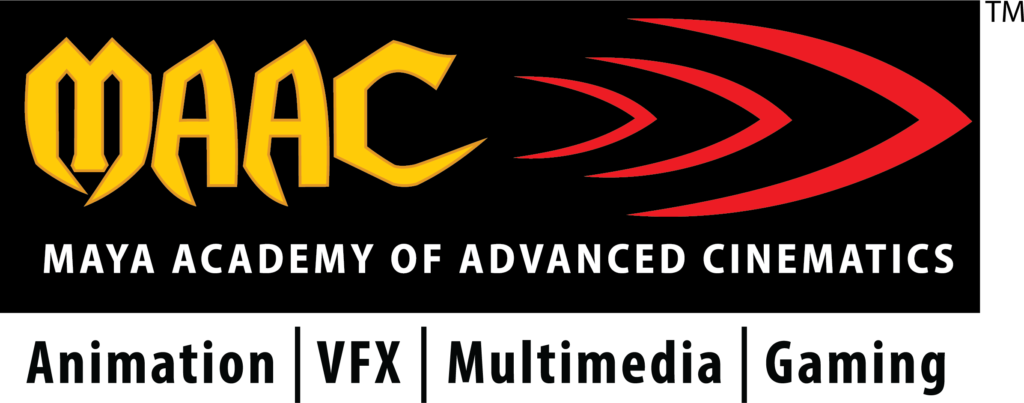 Maac Logo - Maya Academy Of Advanced Cinematics Clipart (1024x403), Png Download
