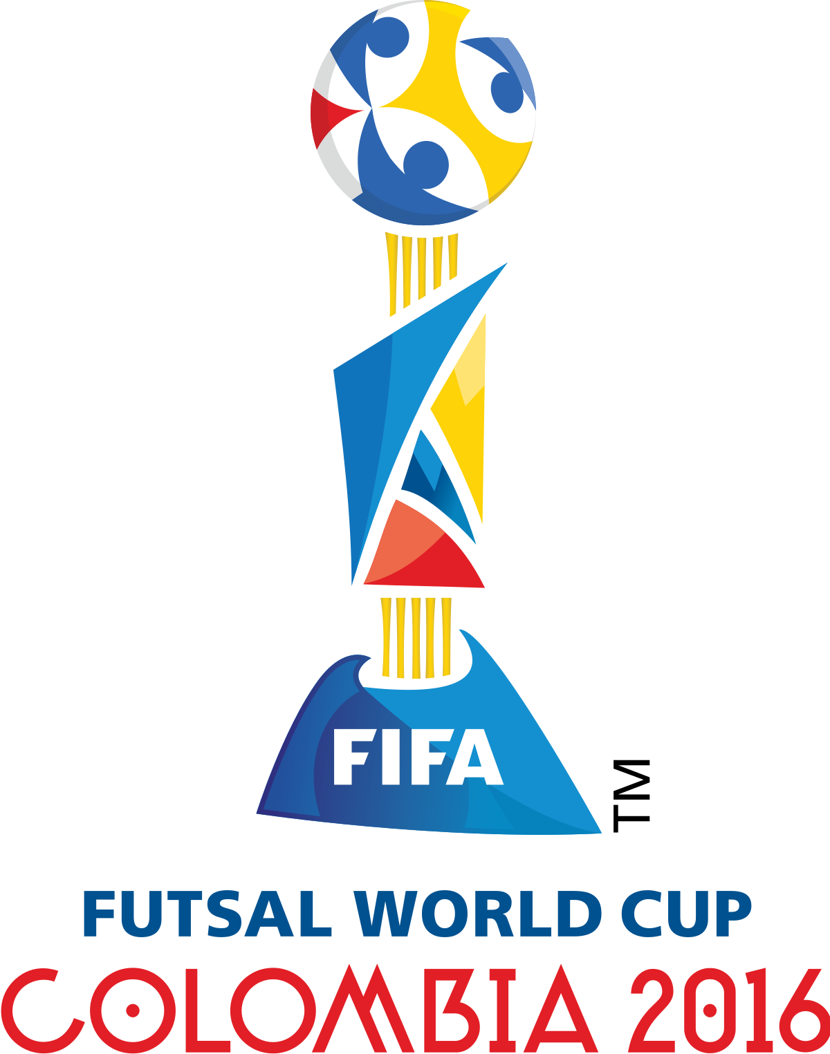 2016 Fifa Futsal World Cup - Futsal World Cup 2016 Logo Clipart (1200x1525), Png Download