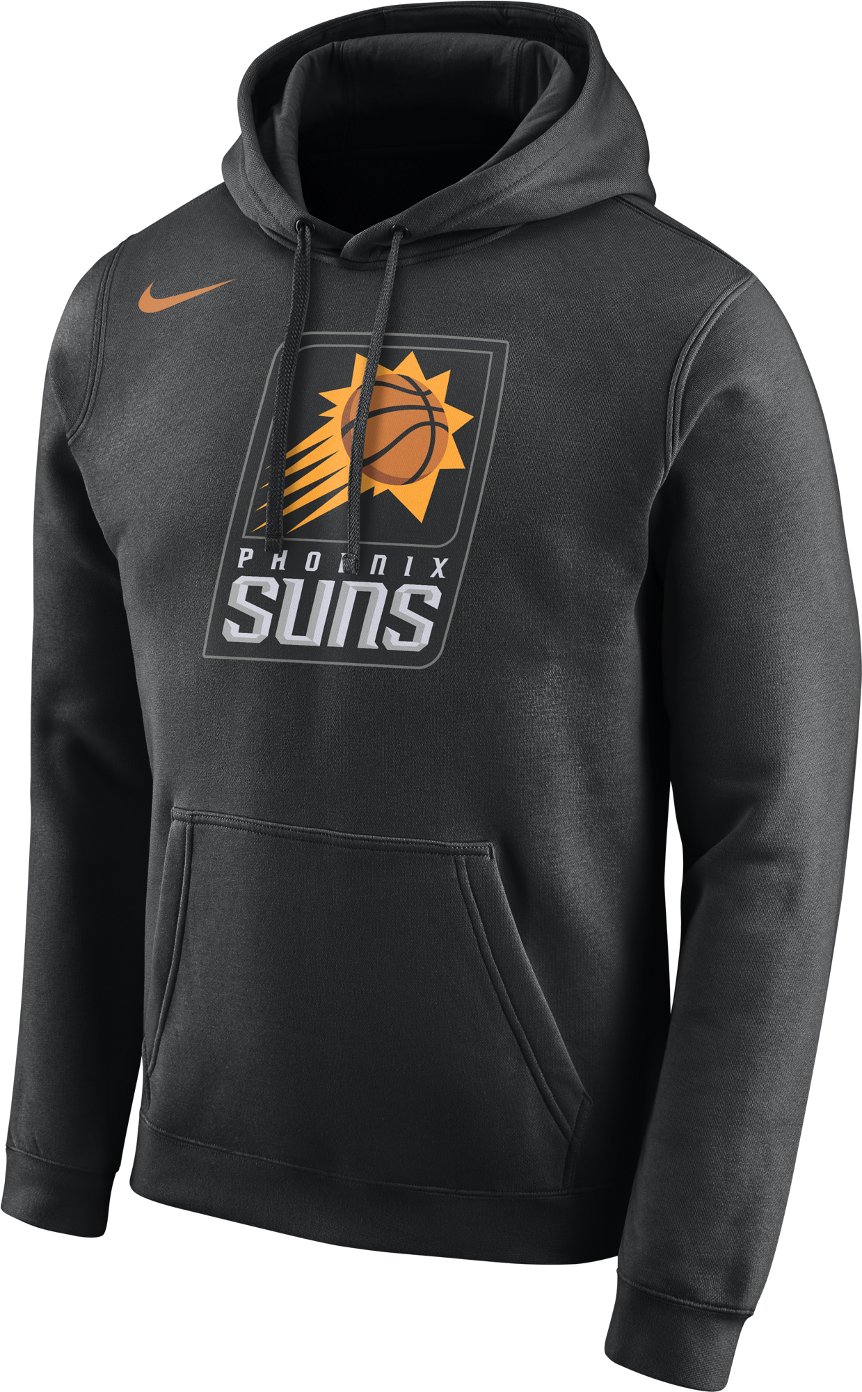 Nike Nba Phoenix Suns Logo Hoodie - Brooklyn Nets City Edition Hoodie Clipart (2000x2000), Png Download