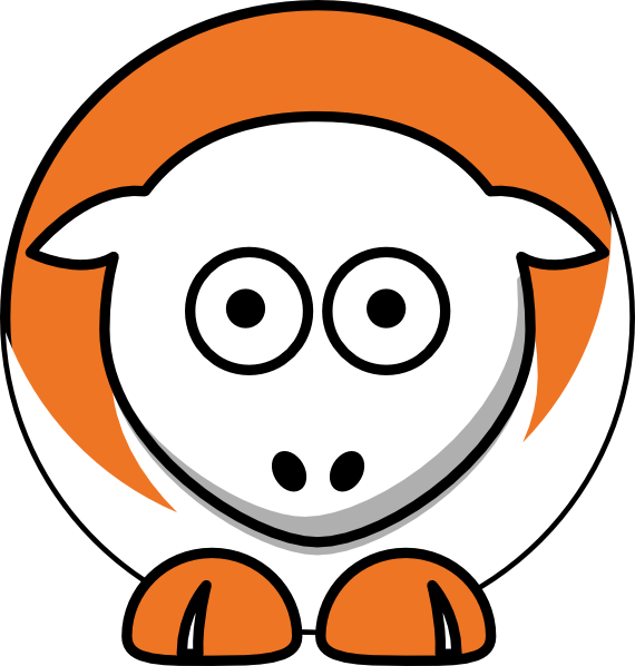 Clip Library Stock Sheep Team Colors College Football - College Football - Png Download (570x598), Png Download