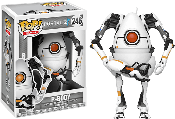 Funko Pop Portal 2 Clipart (600x600), Png Download