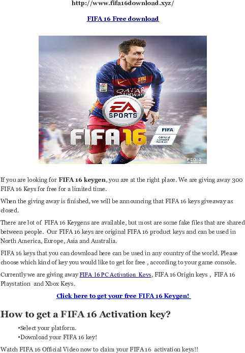 Pdf - Fifa 16 Clipart (595x842), Png Download