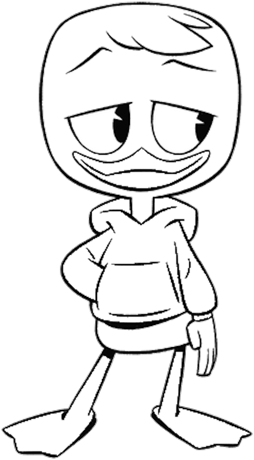 Coloring Pages Png - Ducktales Coloring Ducktales Para Colorir Clipart (672x1080), Png Download