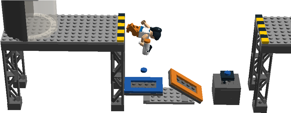 Old Aperture - Lego Clipart (1126x601), Png Download