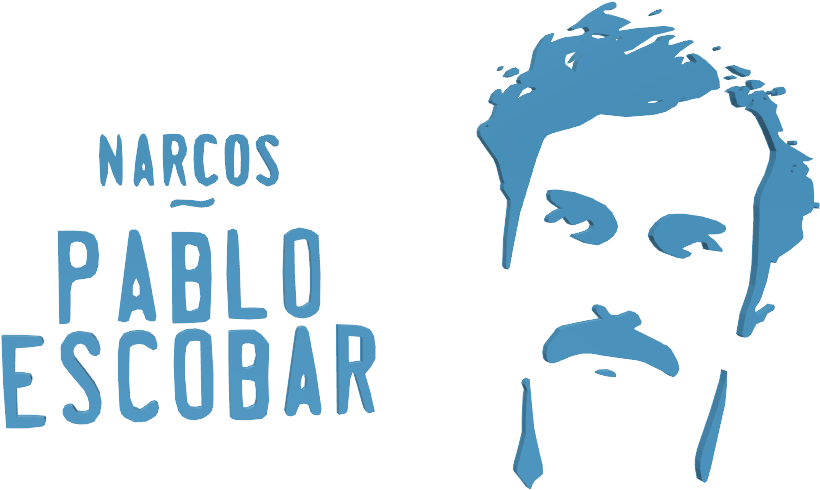 Pablo Escobar Narcos - Illustration Clipart (820x490), Png Download