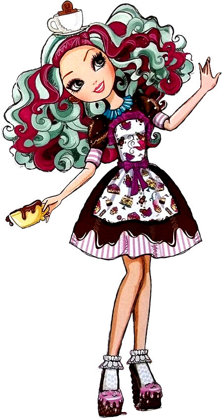 Ooak, Monster High, Dolls, Bratz - Da Ever After High Madeline Clipart (464x917), Png Download