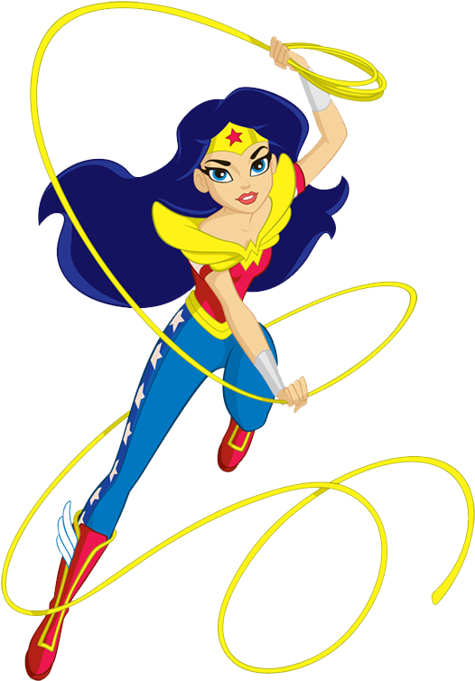 Ooak Monster High Dolls - Wonder Woman Dc Superhero Png Clipart (572x780), Png Download