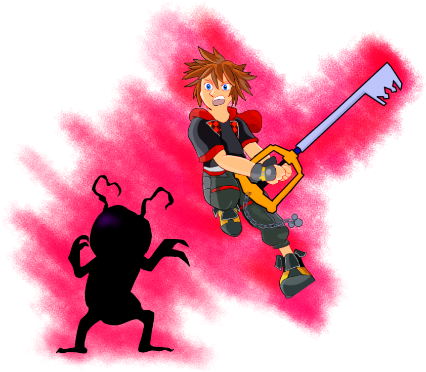 Kingdom Hearts Sora Png Clipart (900x900), Png Download