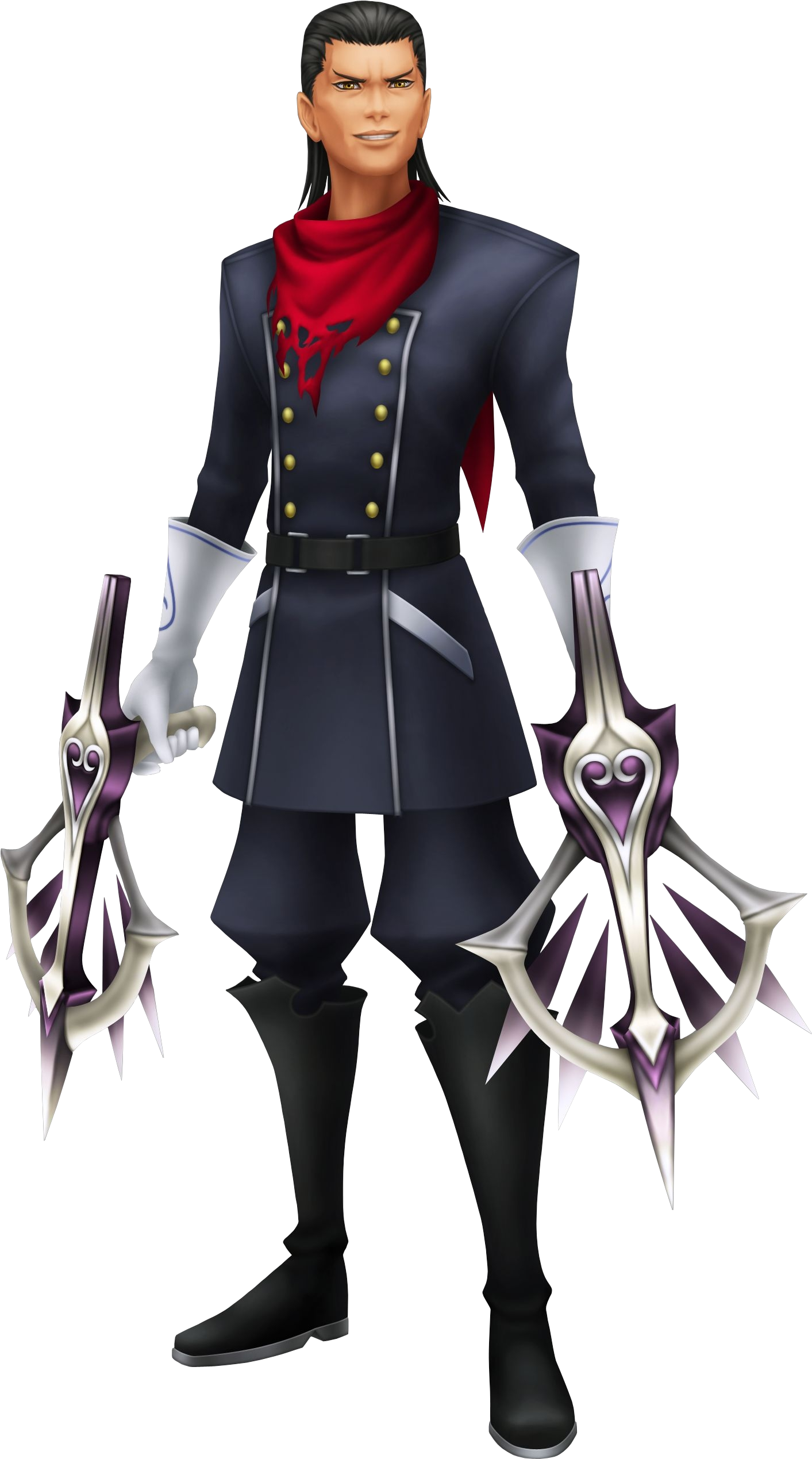Games - Kingdom Hearts Birth By Sleep Villains Clipart (1446x2565), Png Download