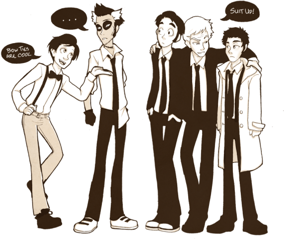 Suit Up Clipart (600x554), Png Download