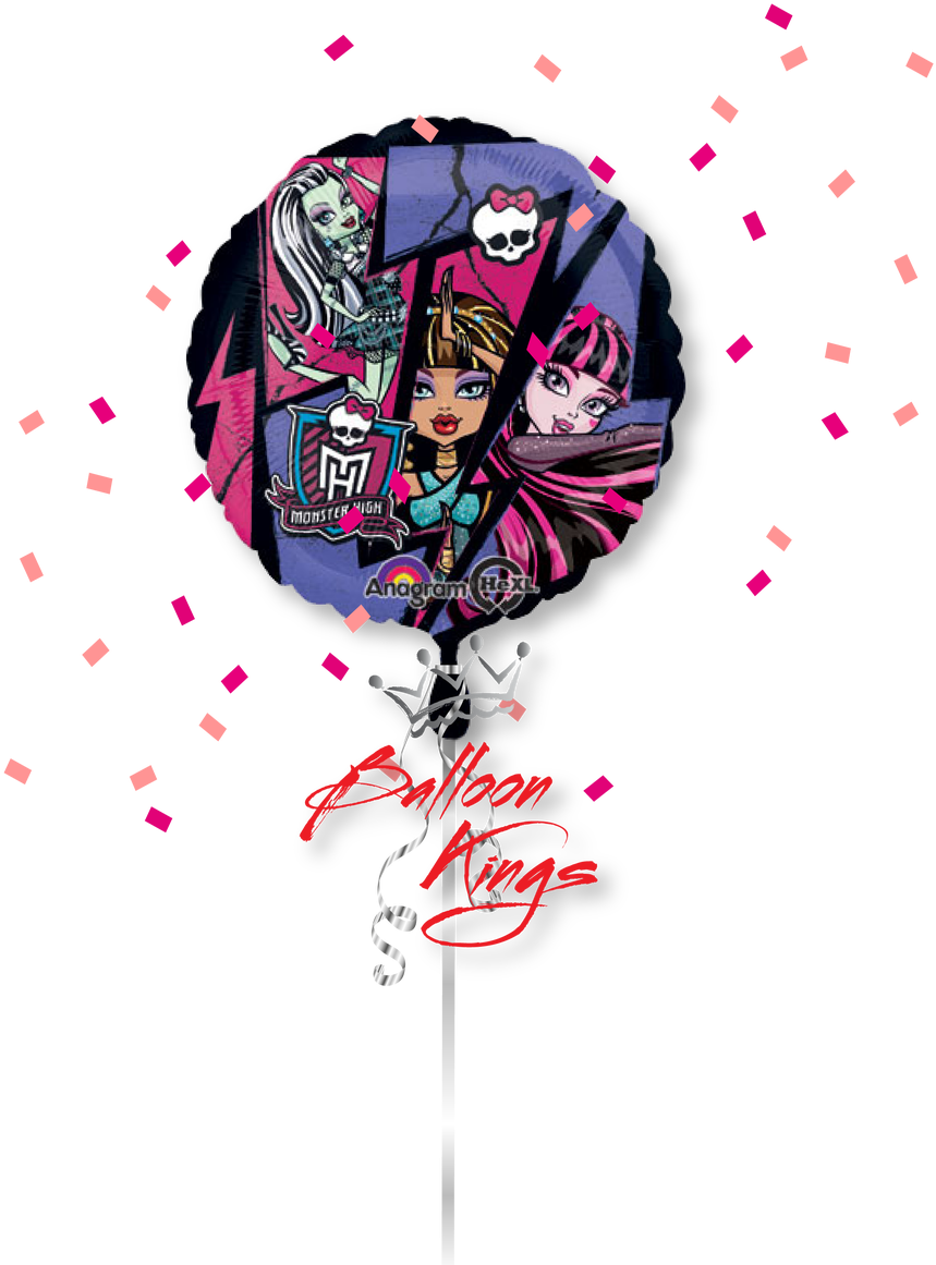 Monster High - Shimmer And Shine Balloon Png Clipart (1071x1280), Png Download