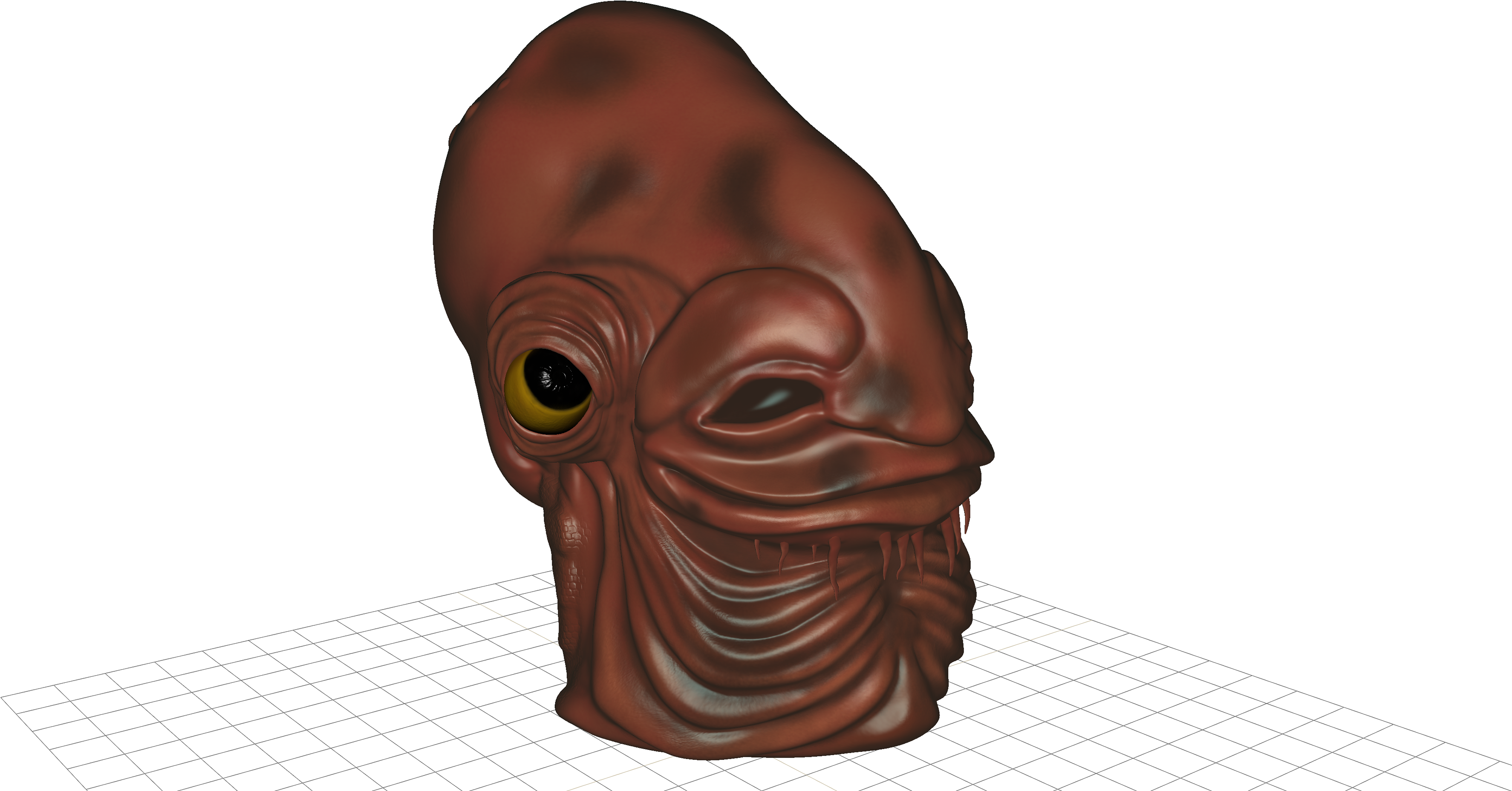 Admiral Ackbar Png - Turkey Clipart (3840x1954), Png Download