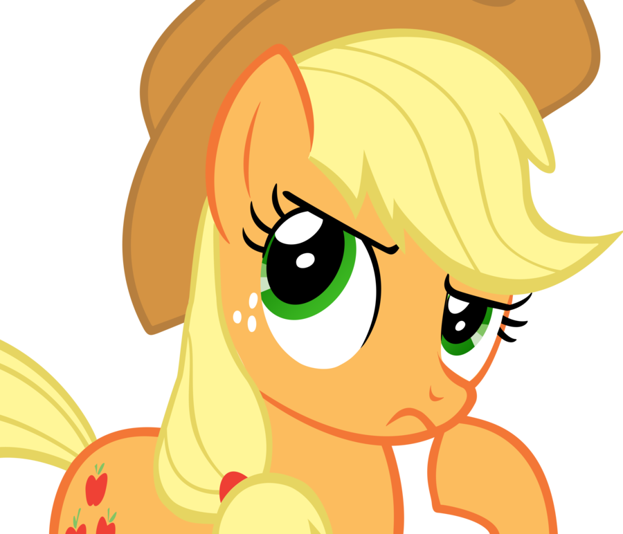 Fanmade Applejack Hmm Nah By Flamp1 - Nombre De La Pony Vaquera Clipart (900x772), Png Download