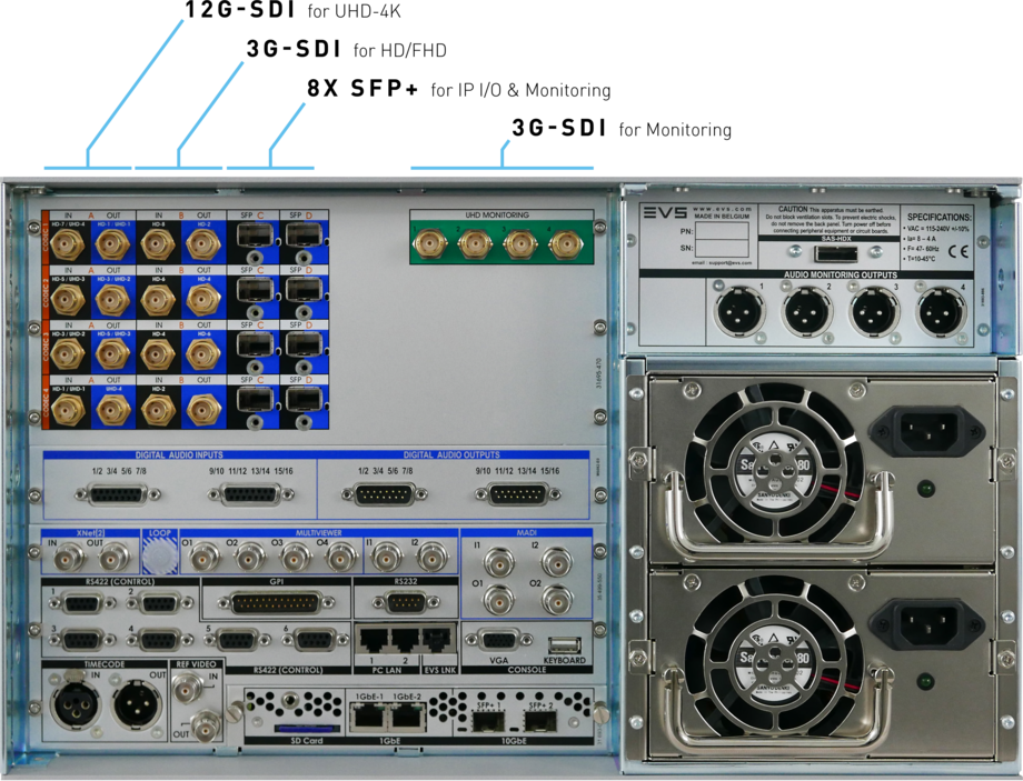 For A Focused Uhd-4k Replay Solution With Hd Flexibility, - Evs Xt4k Clipart (920x703), Png Download