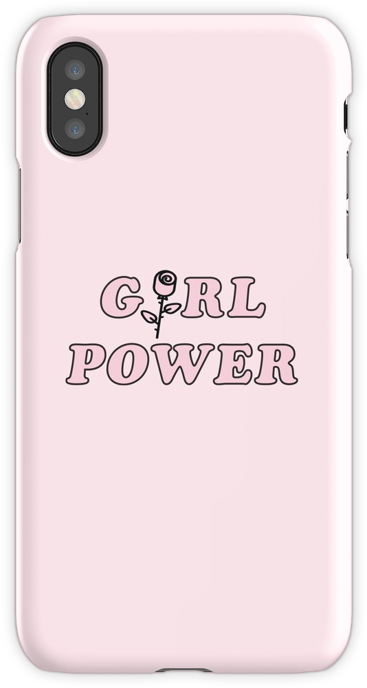 Girl Power Iphone X Snap Case - Aesthetic Iphone X Cases Clipart (750x1000), Png Download