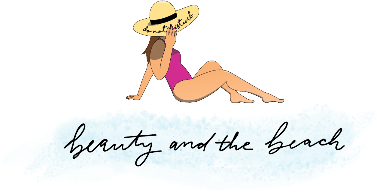 Beauty And The Beach - Cartoon Clipart (1500x900), Png Download