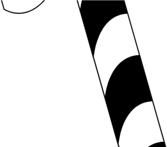 Candy Cane Clipart Stripe - Umbrella - Png Download (640x480), Png Download