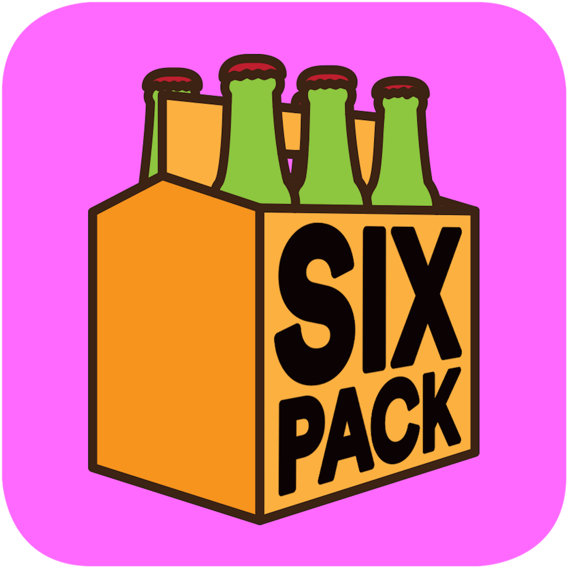 Sixpack - Six Pack Beer Clipart - Png Download (1400x1400), Png Download