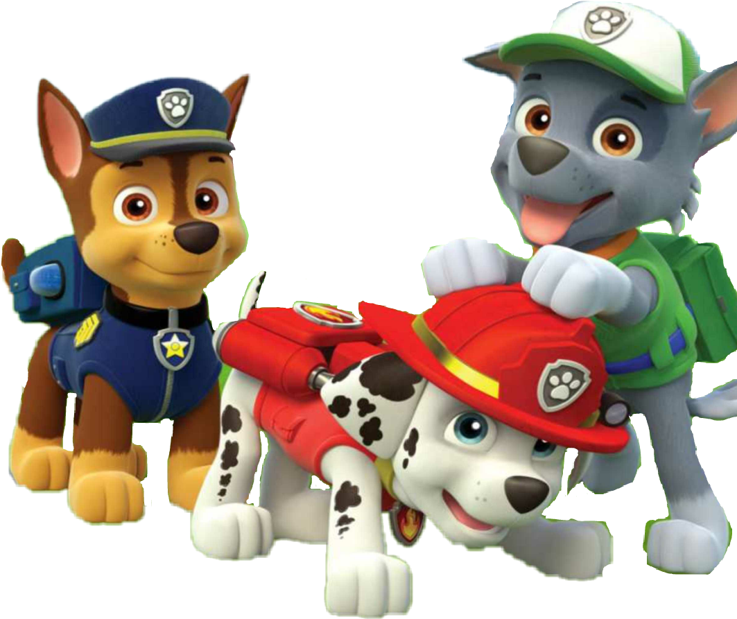 Chase Marshall Rocky - Chase Paw Patrol Png Clipart (1099x951), Png Downloa...