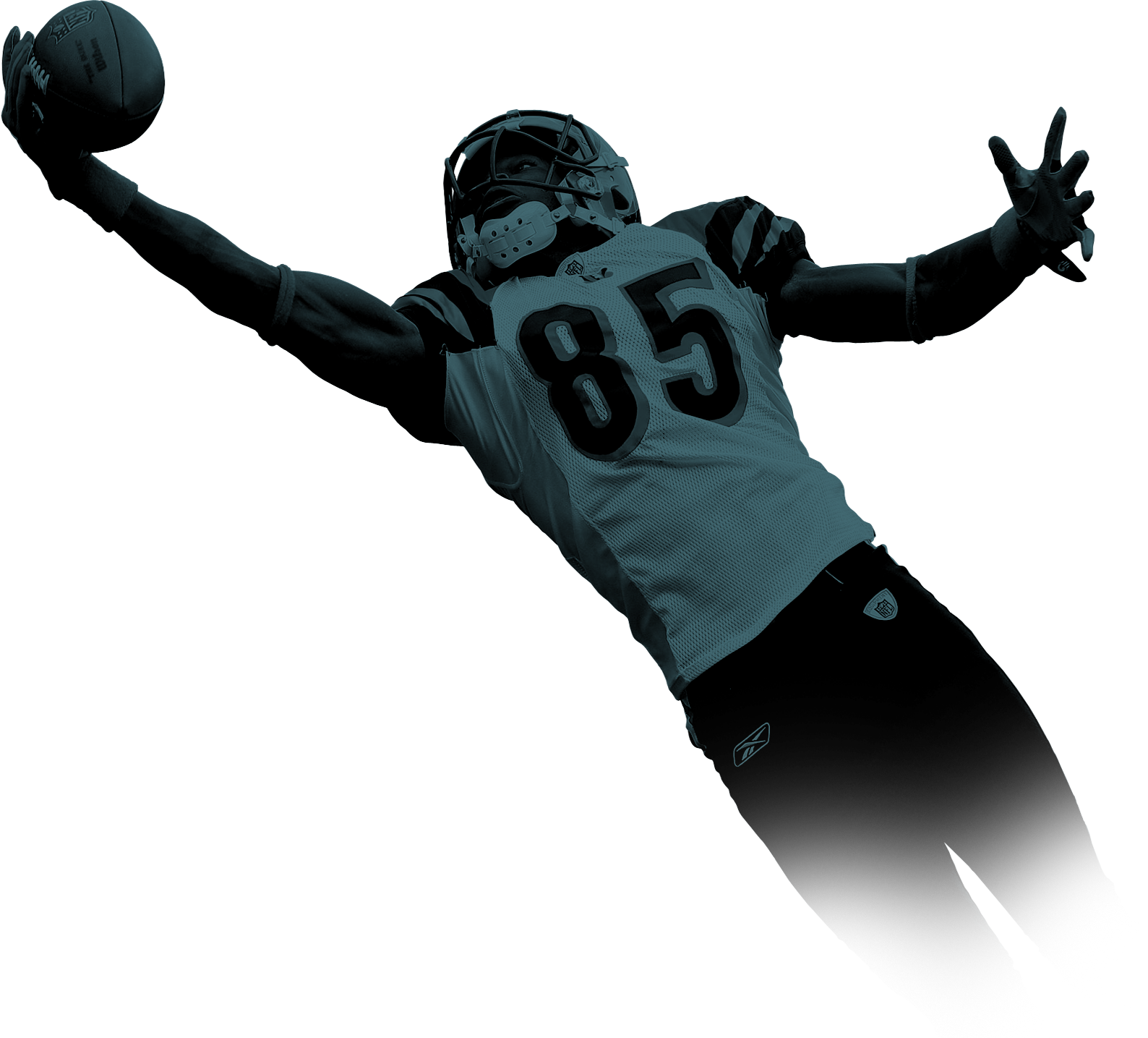 Austin Seferian-jenkins Tampa Bay Buccaneers Signature - Football Player Catching A Ball Clipart (1588x1435), Png Download