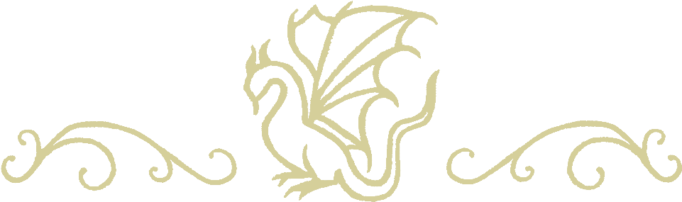And Emrys Fell Too - Dragon Page Break Clipart (1000x350), Png Download