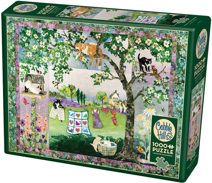 Cobble Hill Puzzle Featuring Mckenna Ryan's Wind In - Wind In The Whiskers Cobble Hill Clipart (750x647), Png Download