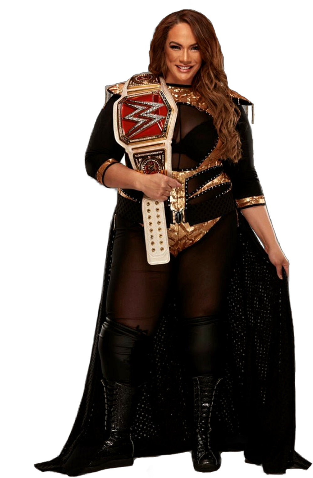 #wwe #niajax #wwenxt - Nia Jax Women's Champion Clipart (1024x1525), Png Download