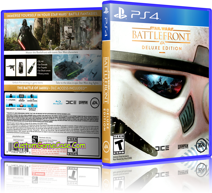 Star Wars Battlefront Deluxe Edition - Star Wars Battlefront Deluxe Case Clipart (800x685), Png Download
