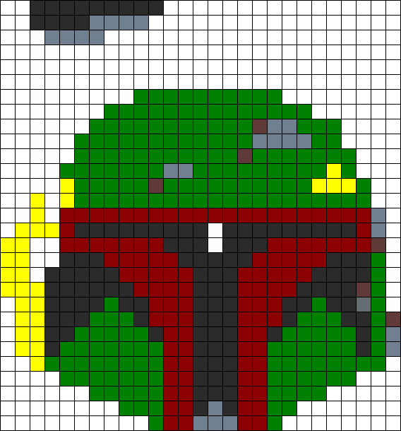 Boba Fett - Boba Fett Hama Beads Clipart (568x610), Png Download