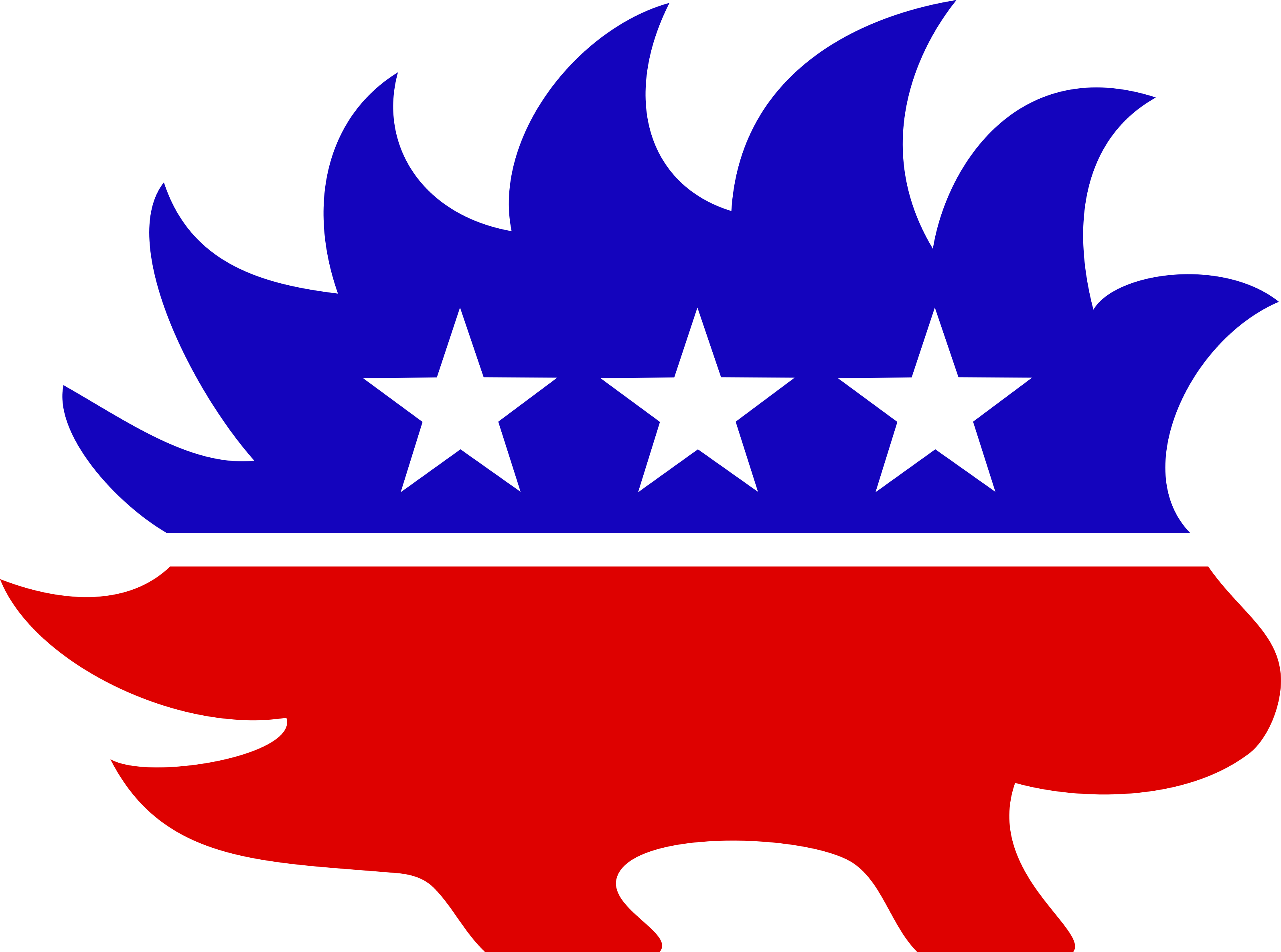 Libertarian Porcupine Version - Porcupine Libertarian Flag Clipart (3194x2373), Png Download