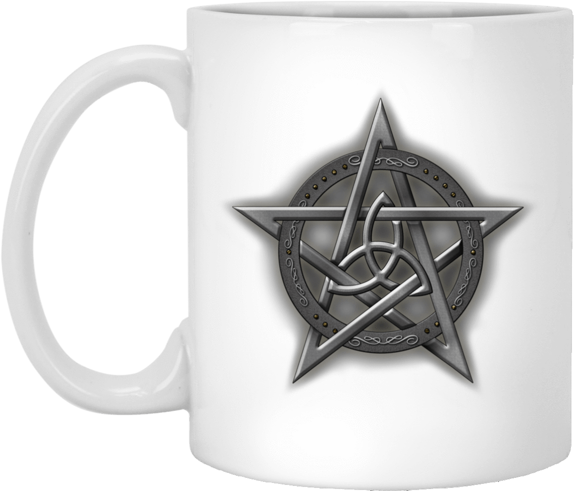 Triquetra In Pentacle Mug - Avengers Endgame Logo Png Clipart (1155x1155), Png Download