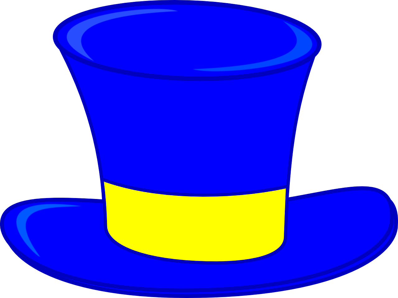 Top - Clip Art Top Hats - Png Download (1280x957), Png Download