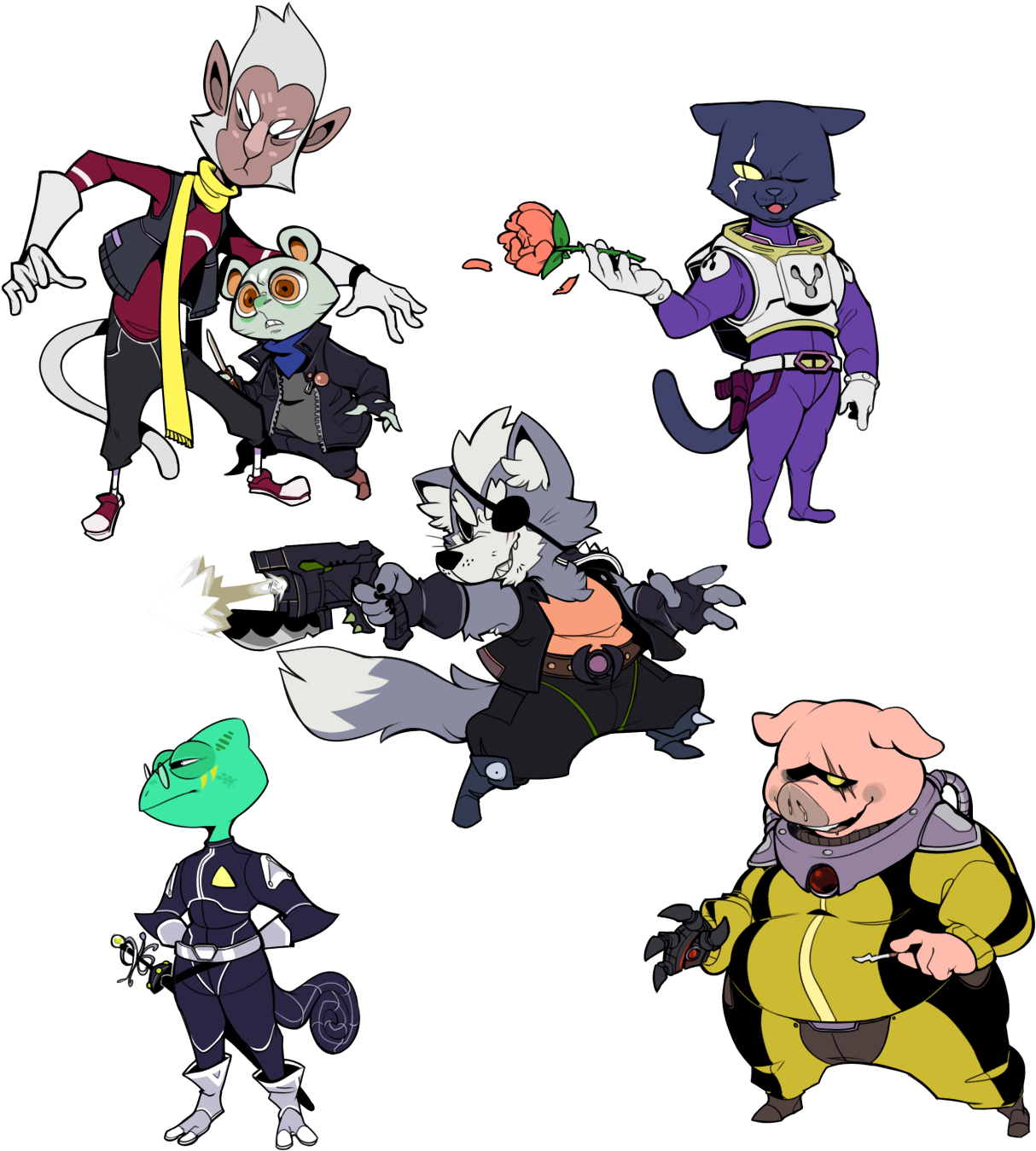 Star Fox Krystal - Star Fox Wolf Art Clipart (1280x1433), Png Download