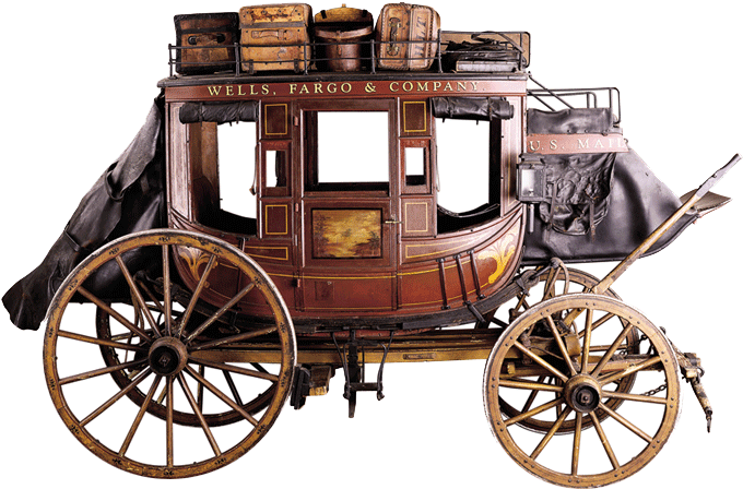 Electric Car Png - Wells Fargo Stagecoach Clipart (700x460), Png Download