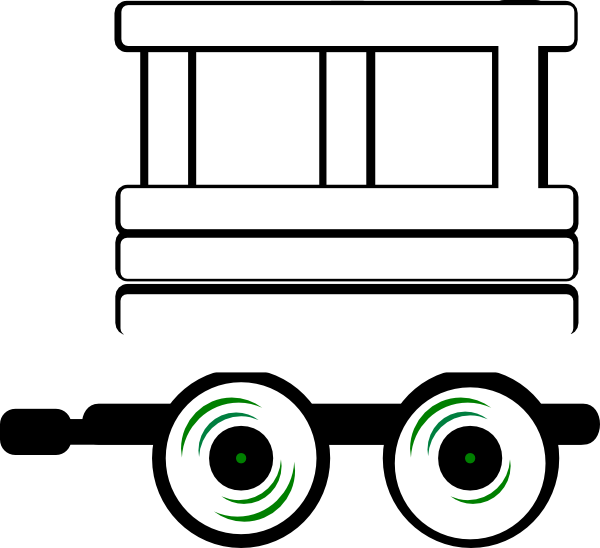 Small - Colour In Train Carriage Clipart (600x548), Png Download