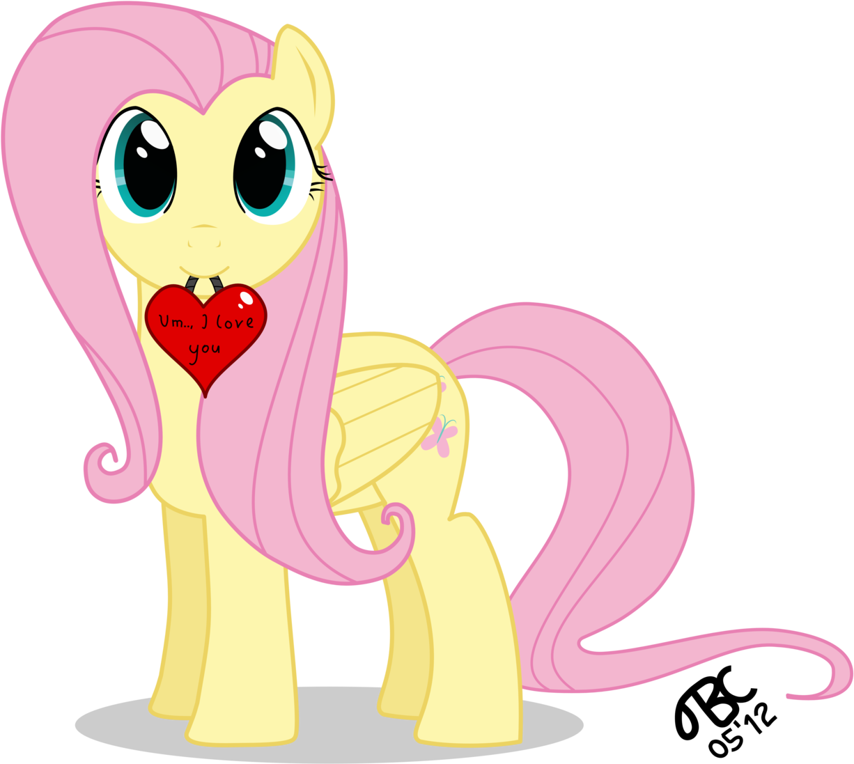 Source - Fluttershy Love Png Clipart (1280x1120), Png Download