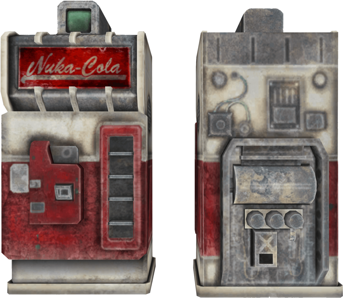 Nuka-cola Vending Machine - Nuka Cola Machine Clipart (1200x1029), Png Download