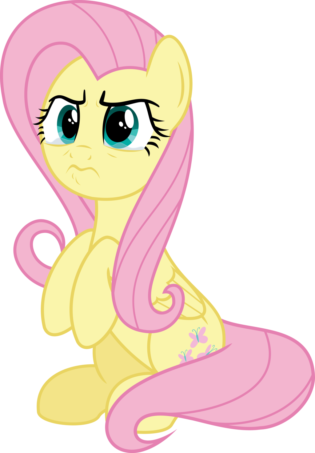 1024 X 1472 1 - Mlp Fluttershy Png Clipart (1024x1472), Png Download