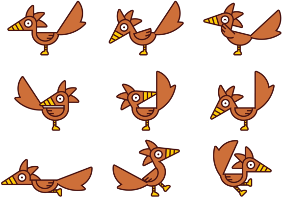 Roadrunner Cartoon Vectors - Chicken Clipart (700x490), Png Download