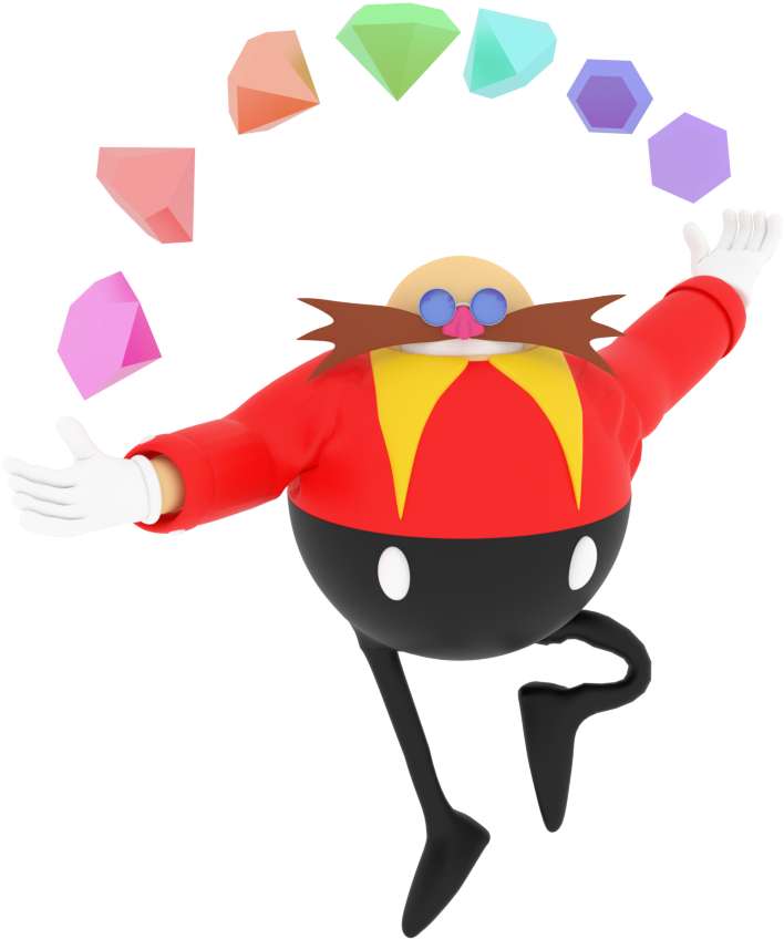 Sonic Mania Dr - Sonic Mania Dr Robotnik Clipart (1000x1000), Png Download