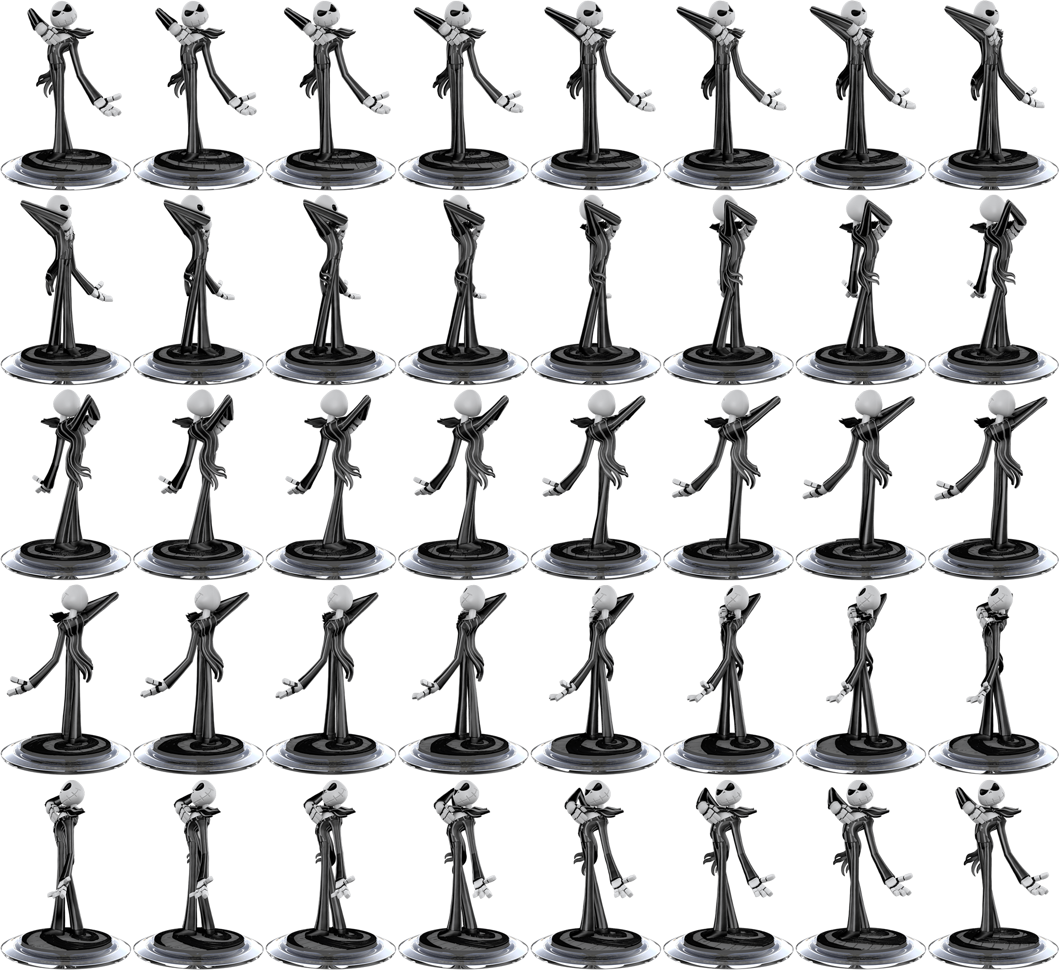 Jack Skellington Sprite Clipart (2118x1941), Png Download