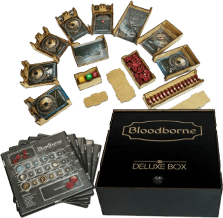 Blackfire Deluxe Box Bloodborne - Blackfire Deluxe Box Arkham Horror Clipart (709x709), Png Download