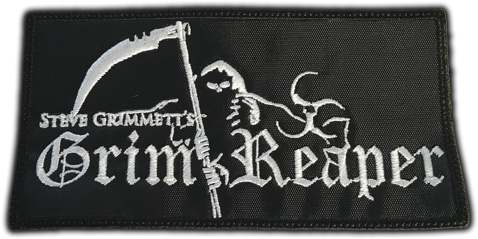 Image Of Rectangular Grim Reaper Patch - Good Charlotte Album Cover Clipart (950x475), Png Download
