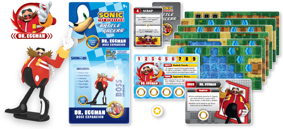 Sonic The Hedgehog - Sonic The Hedgehog Battle Racers Clipart (1100x508), Png Download